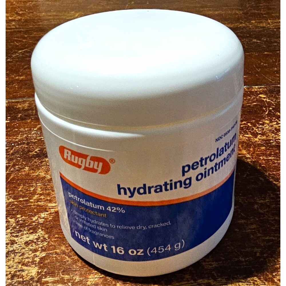 Rugby Hydrating Ointment 42% Petrolatum Fragrance-Free 16 oz NDC Exp 03/2028